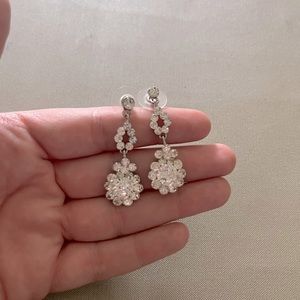 Faux Diamond sunflower or firework earrings.